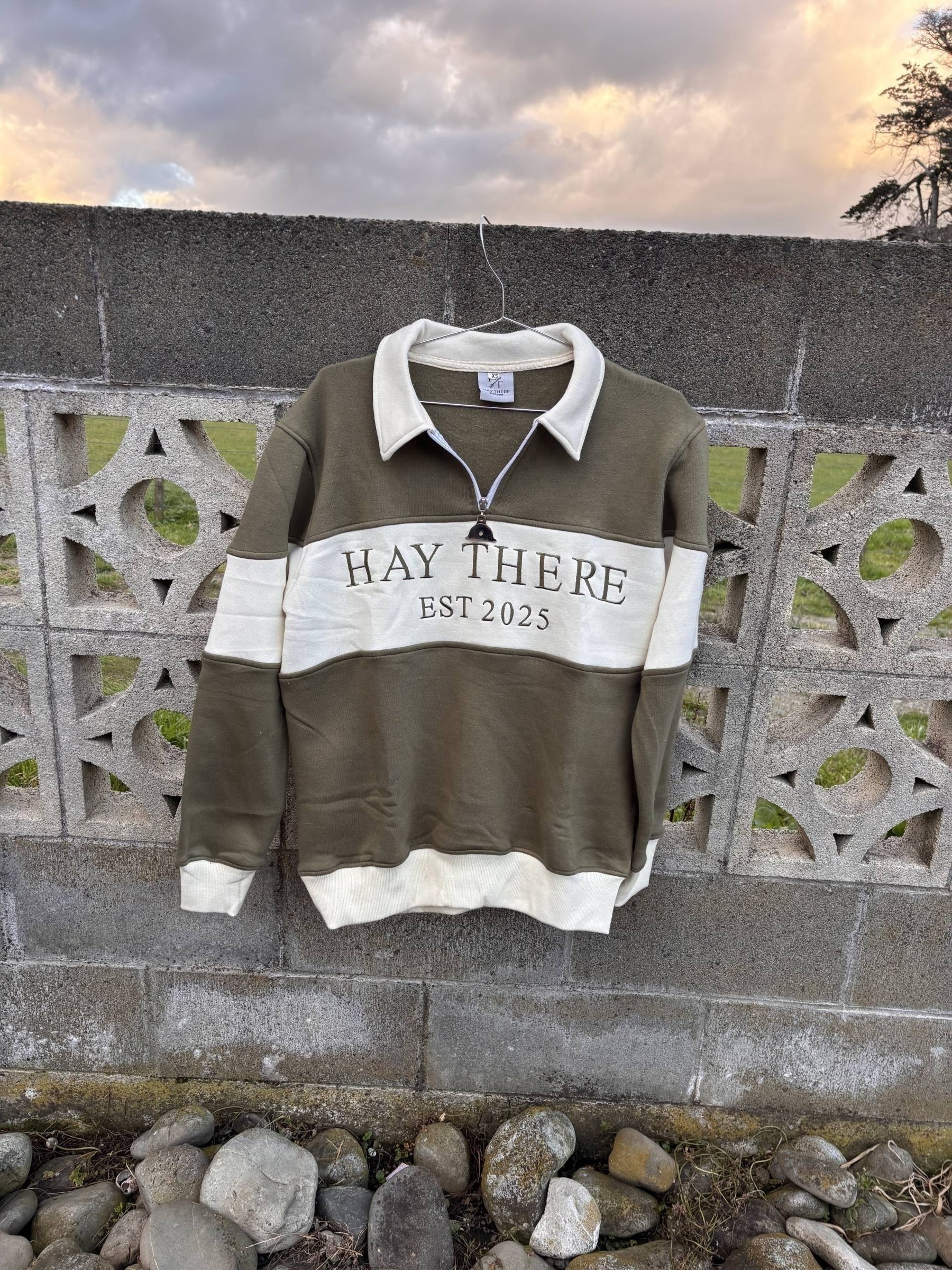 Olive Grove — Olive & Cream Hay There 1/4 Jersey